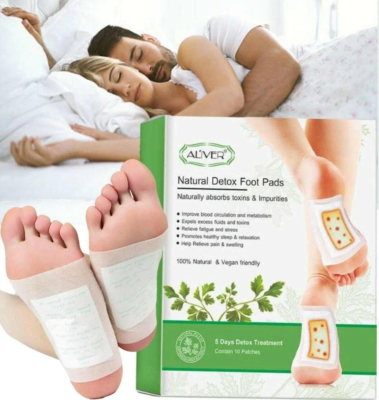 PureSole Herbal Detox Foot Pads – Buy 1 Get 1 Free (10 Patches Each)